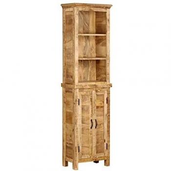 vidaXL Madera de Mango Maciza Estantería 50x30x180cm Mobiliario Hogar Librería