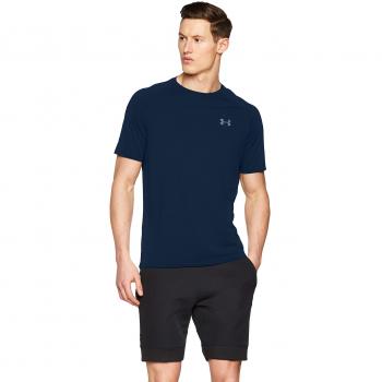 Under Armour Tech 2.0 Short Sleeve T-Shirt for Men, Color: Dark Blue/Navy/Academy/Graphite, Size: M