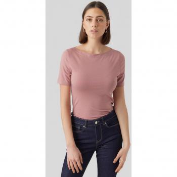 Vero Moda Camiseta Básica de Mujer Manga Corta
