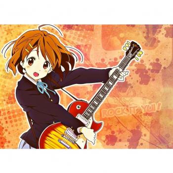 K-On! (19x14 inch, 49x35 cm) Silk Poster Seda Cartel PJ11-CD04