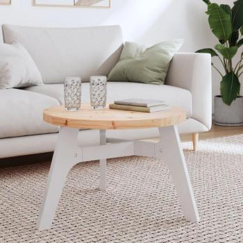 Tablero de mesa redondo madera maciza de pino Ø60x3 cm marrón vidaXL