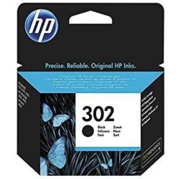 Cartucho de Tinta Original HP 302 Negro, Alta Capacidad F6U66AE
