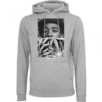 Wiz Khalifa Half Face Hoody h.grey XXL
