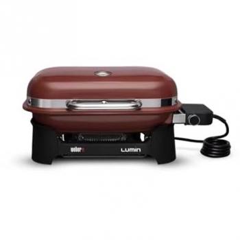 Barbacoa eléctrica portátil Lumin Compact 2200W para 4 personas color rojo