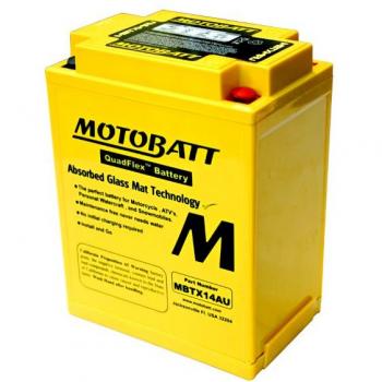 Batería Motobatt MBTX14AU 16,5Ah 12V con 4 salidas
