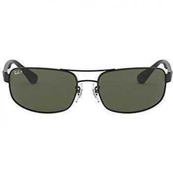 Ray-Ban RB 3445 64 002/58 Men's Polarized Sunglasses, Black, 64