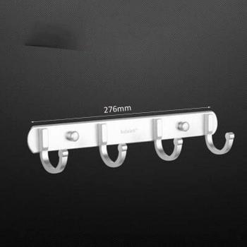 toalla de baño de estilo gancho de hardware baño de aluminio gancho de puerta opcional