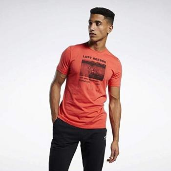 Reebok GS Lost Crew tee Camiseta, Hombre, radred, L