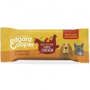 Edgard & Cooper Barra sin Cereales con Pollo, Manzana, Zanahoria y Arándano Rojo - 25g