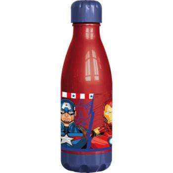 Botella de Agua The Avengers 560 ml Uso Diario Rojo Plástico