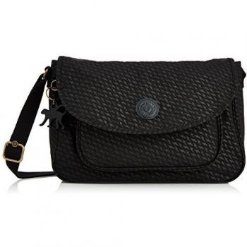 Kipling SUNITA BP - Bolso de hombro de material sintético mujer, color negro, talla 31x21x14 cm