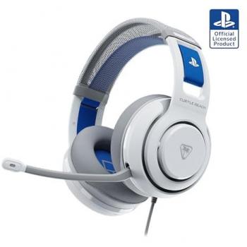 Auriculares Gaming Turtle Beach Atlas 200 Blanco con Cable para PS5 y PS4, Micrófono de 50 mm, Licencia Oficial PlayStation
