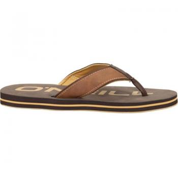 Chanclas de Hombre O'NEILL 90241058 CAFÉ - Sandalias ligeras y frescas para piscina o playa, color café, tipo dedo