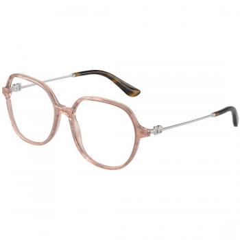 Dolce & Gabbana Gafas Graduadas DG 3364 3411 Armazones para Mujer Marrones Lentes Recetados 54 mm
