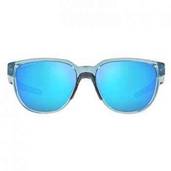 Oakley Stonewash Transparent Sunglasses with Prizm Sapphire Lens, Blue male, Size: 57 MM