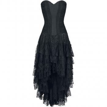 Burleska Helena Vestido Largo Negro S
