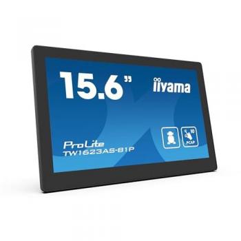 Monitor Interactivo iiyama 15,6 Full HD Touchscreen Android 13, 4GB RAM, 32GB Almacenamiento, WiFi, HDMI, RJ45, Negro