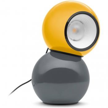 Lámpara de mesa LED Gravitino con imán amarillo
