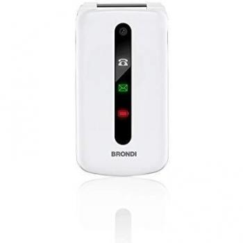 Brondi President 7,62 cm (3) 130 g Blanco Característica del teléfono - Teléfono móvil (Concha, SIM doble, 7,62 cm (3), 1,3 MP, 800 mAh, Blanco)