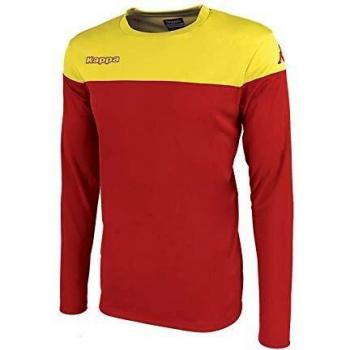 Kappa MARETO LS Camiseta de equipación, Hombre, Rojo/Amarillo, 4XL