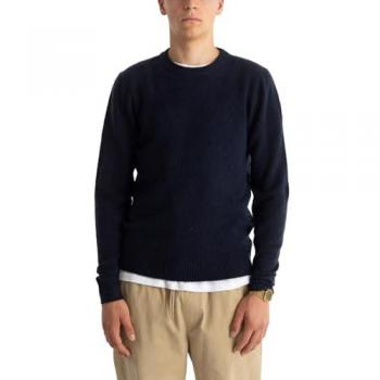 Revolution Mottled Look Men's Sweater, Navy, Size S