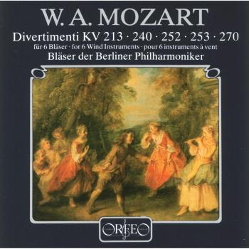 Mozart : Divertimenti pour vents. Bläser der Berliner Philharmoniker.