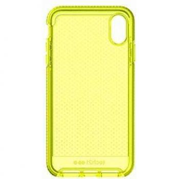 Tech21 Evo Check Funda Protectora para Apple iPhone Xs Max - Amarillo Neón