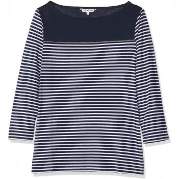 Tommy Hilfiger Mirthe Boat-nk 3/4 Slv, Camisa Manga Larga para Mujer,