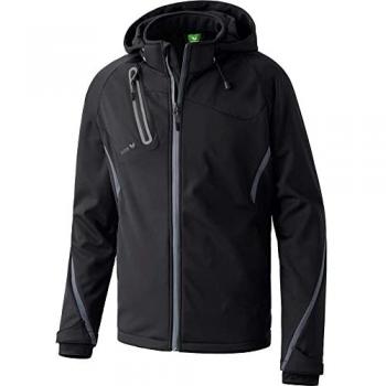 Erima Softshell Function Jacket - Black/Anthracite, Male, 3XL