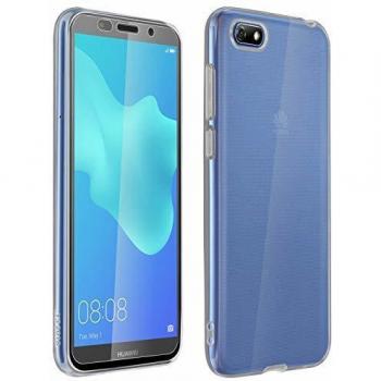 4smarts Carcasa Huawei P10 + Protector de Pantalla de Cristal Vidrio Templado Protección Integral 360º Carcasa Silicona ultrarresistente Transparente
