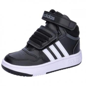 Adidas Hoops Mid 3.0 Baby Sneakers - Core Black/FTWR White/Grey Six
