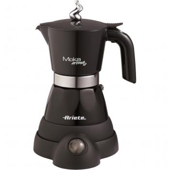 Ariete 1358-11 Moka Aroma - Cafetera eléctrica, 400 W, color negro