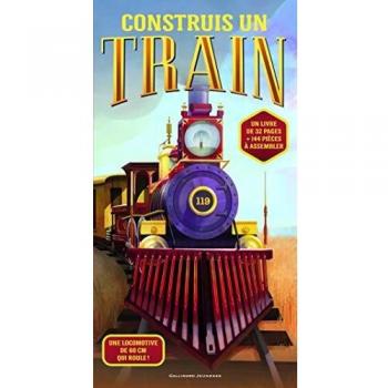 Construye tu tren - Set de 144 piezas para ensamblar con álbum incluido