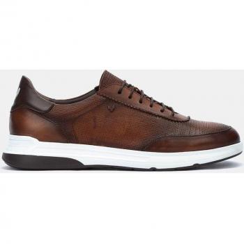 Zapatillas de piel Martinelli modelo Walden 1606 para hombre en color marrón
