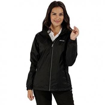 Regatta Women's Packaway Waterproof Jacket Corinne IV - Size 24, Breathable Black