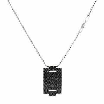Collar de Mujer Sif Jakobs P0044-BK-BK-2, 25 cm, Color Negro