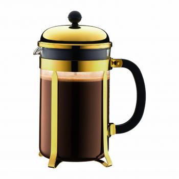 Bodum - 1932-17 - Chambord - Cafetera 12 tazas - 1,5 l - color oro
