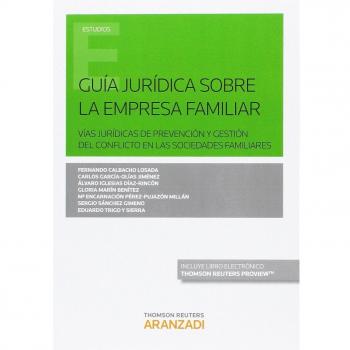 Guía jurídica sobre la empresa familiar: Vías jurídicas de prevención y gestión del conflicto en las sociedades familiares