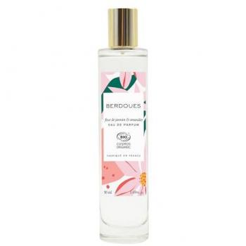 BERDOUES Fleur de Jasmin & Amandier Organic Eau de Toilette 1.7 fl.oz. - Delicately Floral Scent with Sweet Almond, Jasmine & Musk