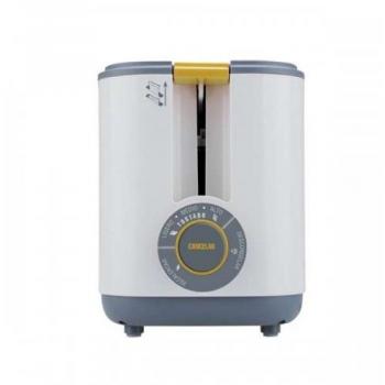 Jata Tostador TT548 - Dos ranuras extra anchas, Tuesta, recalienta y descongela, Centrado automático del pan, Cuerpo toque frío, Recogemigas