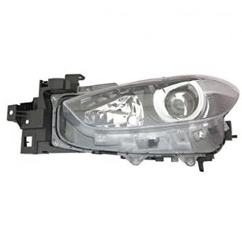 FARO PRINCIPAL IZQUIERDO ELÉCTRICO MAZDA 3 (17-). IPARLUX 11022411, con motor, Fondo Negro, H11+H15, Recambio Nuevo