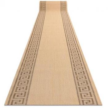 Alfombra de Pasillo SIZAL FLOORLUX Modelo 20014 Color Maíz/Café 120x150 cm Beige