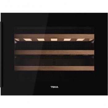 Teka RVI 10024 GBK Vinoteca Integrable | Capacidad para 24 Botellas | Clase Energética F | Luz LED | 3 Bandejas | Sistema Antivibración