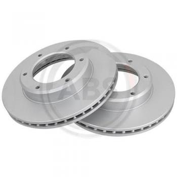 Disco de freno A.B.S. 16941 ventilado para Toyota Land Cruiser 80, diámetro 286mm, peso 6,68kg