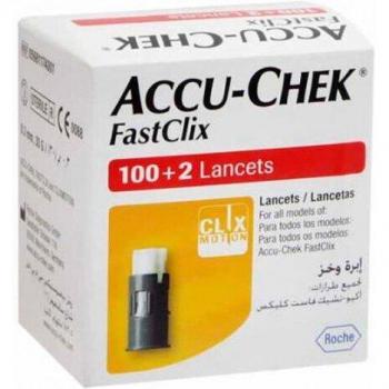 ACCU-CHEK FASTCLIX LANCET 102 PIEZAS