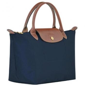 Longchamp Le Pliage Small Nylon Handbag Blue