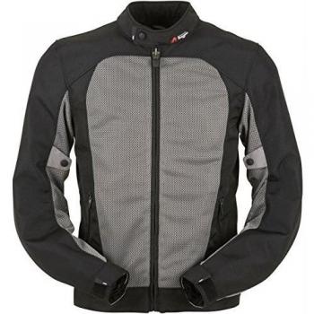 Motocicleta Furygan Genesis Mistral Evo Chaqueta – Negro y Gris UK