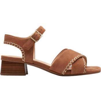 Sandalias de Mujer CLARKS SERINA35 CROSS 26176336 TAN MARRÓN