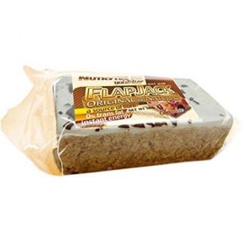 Nutrytec Gourmet Flapjack Suplemento para Deportistas, Sabor a Manzana y Canela - Paquete de 24 x 120 gr - Total: 2880 gr