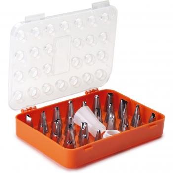 Lacor 68991 - Set de 26 Boquillas Inox para Decoración de Repostería